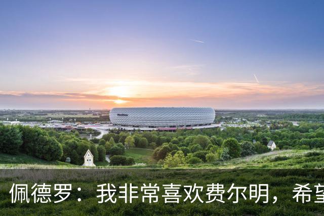 佩德罗：我非常喜欢费尔明，希望他能在巴萨结束职业生涯